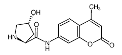 4-hydroxy-N-(4-methyl-2-oxochromen-7-yl)pyrrolidine-2-carboxamide 77471-43-3