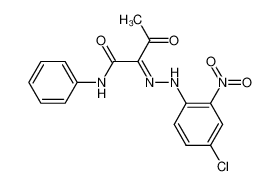 117616-89-4 2-(4-chloro-2-nitro-phenylhydrazono)-3-oxo-butyric acid anilide