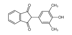 2-(4-hydroxy-3,5-dimethylphenyl)indene-1,3-dione 36749-59-4