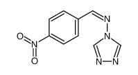 34948-39-5 1-(4-nitrophenyl)-N-(1,2,4-triazol-4-yl)methanimine