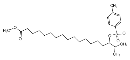 93559-36-5 spectrum, methyl 17-methyl-16-(tosyloxy)octadecanoate