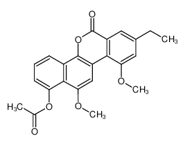 110582-87-1 1-(acetyloxy)-8-ethyl-10,12-dimethoxy-6H-benzo[d]naphtho[1,2-b]pyran-6-one