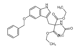 50469-23-3 spectrum, diethyl 2-acetamido-2-[(5-phenylmethoxy-1H-indol-3-yl)methyl]propanedioate