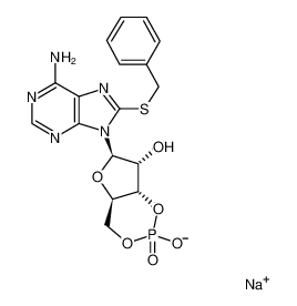 50655-17-9 structure, C17H17N5NaO6PS