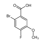 2-Bromo-4-fluoro-5-methoxybenzoic acid 1007455-21-1