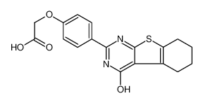 2-[4-(4-oxo-5,6,7,8-tetrahydro-3H-[1]benzothiolo[2,3-d]pyrimidin-2-yl)phenoxy]acetic acid 5948-70-9