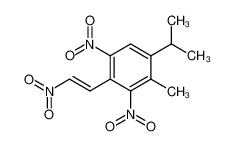 1-Isopropyl-2-methyl-3,5-dinitro-4-((E)-2-nitro-vinyl)-benzene 34210-02-1