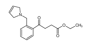 乙基4-[2-(2,5-二氢-1H-吡咯-1-基甲基)苯基]-4-氧代丁酸酯