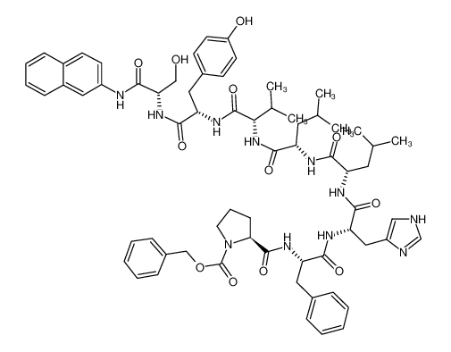 Z-PRO-PHE-HIS-LEU-LEU-VAL-TYR-SER-BETANA 14855-40-4