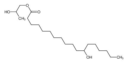 2-hydroxypropyl 12-hydroxyoctadecanoate 5417-29-8