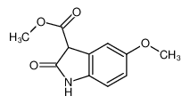 5-methoxy-2-oxo-2,3-dihydro-1H-indole-3-carboxylic acid methyl ester 742067-26-1