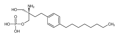 [2-amino-2-(hydroxymethyl)-4-(4-octylphenyl)butyl] dihydrogen phosphate