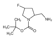 2-Methyl-2-propanyl (2S,4R)-2-(aminomethyl)-4-fluoro-1-pyrrolidin ecarboxylate 1138324-46-5