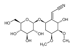 (2Z)-2-[(2S,3R,4S,6R)-2-hydroxy-3,4-dimethoxy-6-[(2R,3R,4S,5S,6R)-3,4,5-trihydroxy-6-(hydroxymethyl)oxan-2-yl]oxycyclohexylidene]acetonitrile 51771-52-9