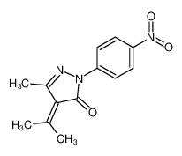 76973-30-3 5-Methyl-4-(1-methylethylidene)-2-(4'-nitrophenyl)-2,4-dihydro-3H-pyrazol-3-one