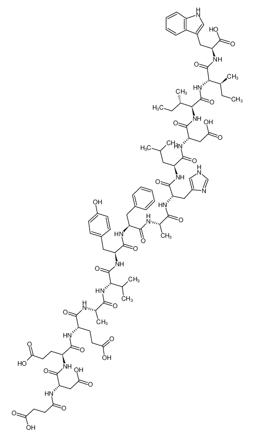 Succinyl-(glu(9),ala(11,15))-endothelin-1 (8-21) 142569-99-1