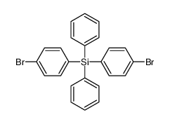 18733-91-0 structure, C24H18Br2Si