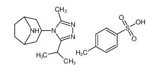 3-(3-异丙基-5-甲基-4H-1,2,4-三唑-4-基)-8-氮杂双环[3.2.1]]辛烷对甲苯磺酸盐