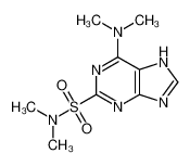 6-(dimethylamino)-N,N-dimethyl-7H-purine-2-sulfonamide 90610-93-8