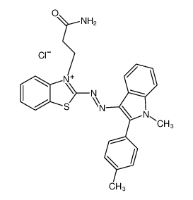 12221-63-5 structure, C26H24ClN5OS