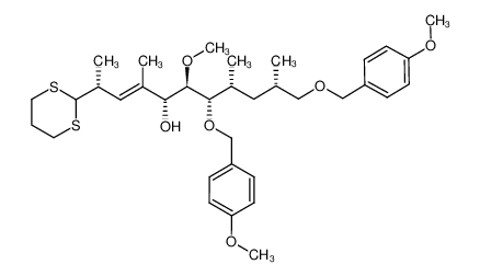 930803-73-9 (2R,5R,6R,7S,8R,10S,E)-2-(1,3-dithian-2-yl)-6-methoxy-7,11-bis((4-methoxybenzyl)oxy)-4,8,10-trimethylundec-3-en-5-ol