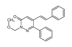 404936-86-3 2-(methoxymethyl)-6-phenyl-5-(2-phenylethenyl)pyridazin-3-one