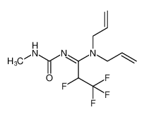 104751-06-6 structure, C11H15F4N3O