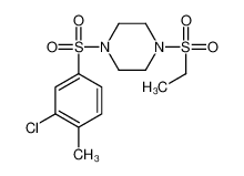 606132-05-2 structure, C13H19ClN2O4S2