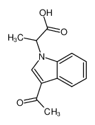 2-(3-acetylindol-1-yl)propanoic acid 869947-43-3