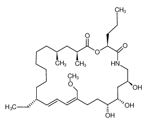 119639-92-8 structure, C33H59NO7