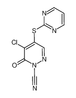 1253782-81-8 4-chloro-2-cyano-5-(pyrimidine-2-ylthio)pyridazin-3(2H)-one