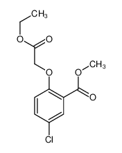 670-62-2 spectrum, methyl 5-chloro-2-(2-ethoxy-2-oxoethoxy)benzoate