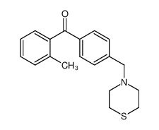 (2-methylphenyl)-[4-(thiomorpholin-4-ylmethyl)phenyl]methanone 898782-22-4