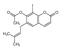 112699-35-1 structure, C16H15IO4