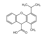 4-isopropyl-1-methyl-xanthene-9-carboxylic acid