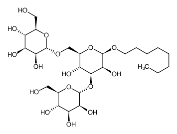 140147-36-0 (2R,3S,4S,5S,6R)-2-[(2R,3S,4S,5R,6R)-3,5-二羟基-2-辛氧基-6-[[(2S,3S,4S,5S,6R)-3,4,5-三羟基-6-(羟基甲基)四氢吡喃-2-基]氧基甲基]四氢吡喃-4-基]氧基-6-(羟基甲基)四氢吡喃-3,4,5-三醇