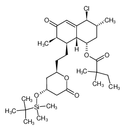 134395-20-3 structure, C31H51ClO6Si