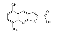 5,8-dimethylthieno[2,3-b]quinoline-2-carboxylic acid 333312-09-7