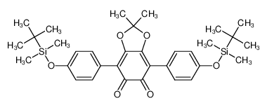 1377948-96-3 4,7-bis[4-(tert-butyldimethylsilyloxy)phenyl]-2,2-dimethylbenzo[d][1,3]dioxole-5,6-dione