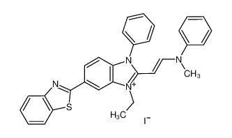 681281-88-9 structure, C31H27IN4S