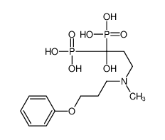 [1-hydroxy-3-[methyl(3-phenoxypropyl)amino]-1-phosphonopropyl]phosphonic acid