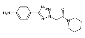 2-[5-(4-氨基-苯基)-四唑-2-基]-1-哌啶-1-乙酮