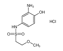 3-amino-4-hydroxy-N-(2-methoxyethyl)benzenesulfonamide,hydrochloride 112195-27-4