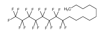 138472-76-1 structure, C18H21F17