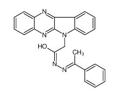 116989-96-9 structure, C24H19N5O