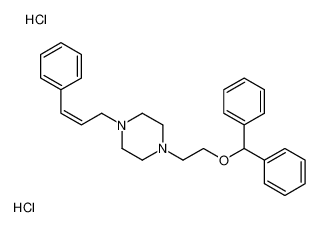 1-[2-(Diphenylmethoxy)ethyl]-4-[(2E)-3-phenyl-2-propen-1-yl]piper azine dihydrochloride 67469-75-4