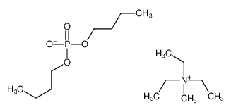 dibutoxy(oxo)phosphanium,triethyl(methyl)azanium 947601-90-3