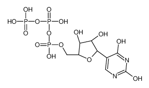 (1S)-1,4-Anhydro-1-(2,4-dioxo-1,2,3,4-tetrahydro-5-pyrimidinyl)-5 -O-(hydroxy{[hydroxy(phosphonooxy)phosphoryl]oxy}phosphoryl)-D-ri bitol 1175-34-4