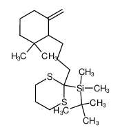 95472-42-7 2-<3'-(2'',2''-dimethyl-6''-methylidenecyclohexyl)propyl>-2-<(tert-butyl)dimethylsilyl>-1,3-dithiane