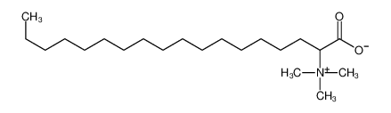 2-(trimethylazaniumyl)octadecanoate 96-56-0